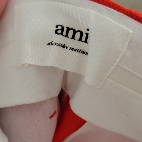 Alexandre Mattiussi aMi palazzo wide Fit pants in Red sample . Size 8 - Picture 5 of 10